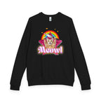 Sweatshirt - Psycho Kitty Meow Cat Knife Rainbow Design