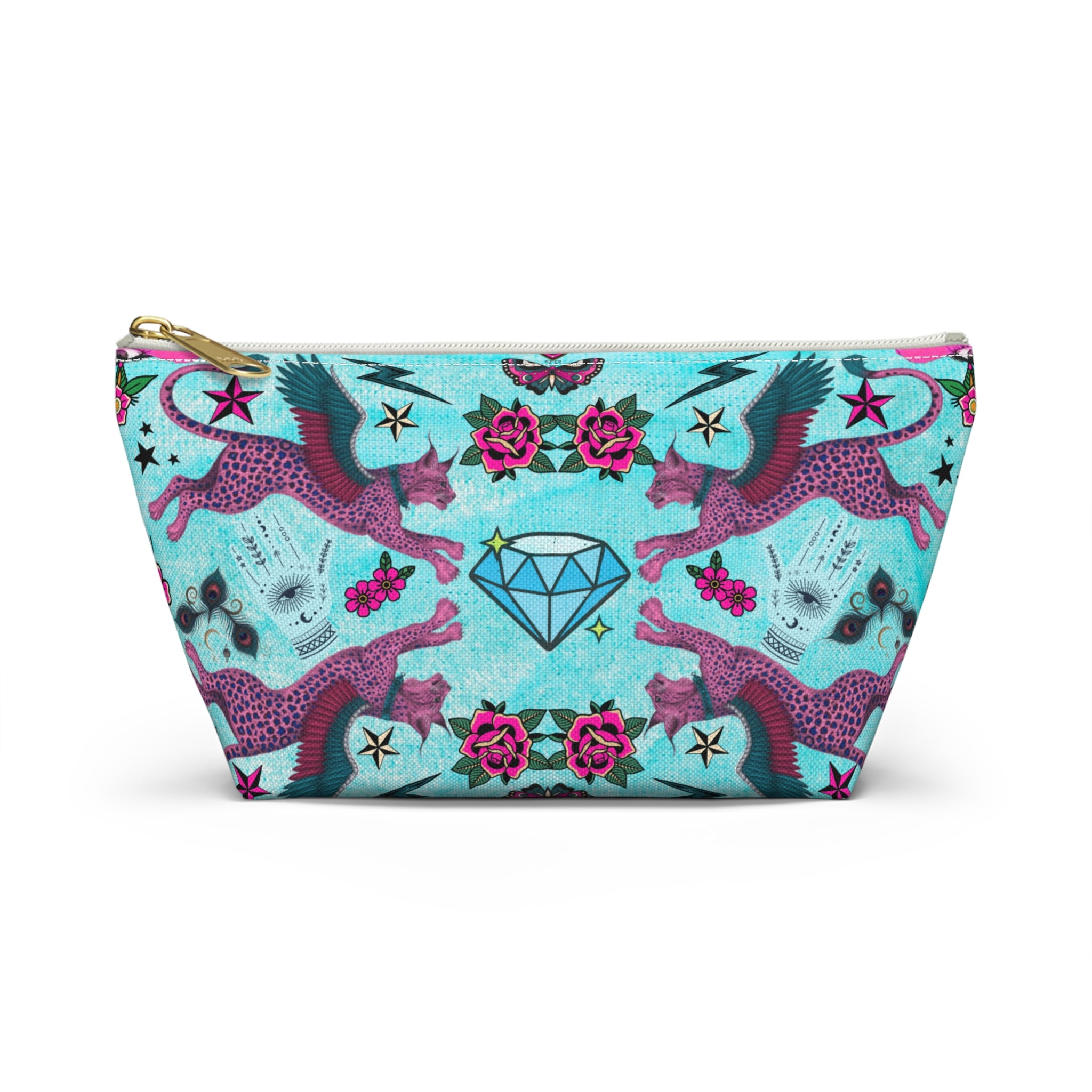 Mystic Retro Whimsy Maximalist Accessory Pouch