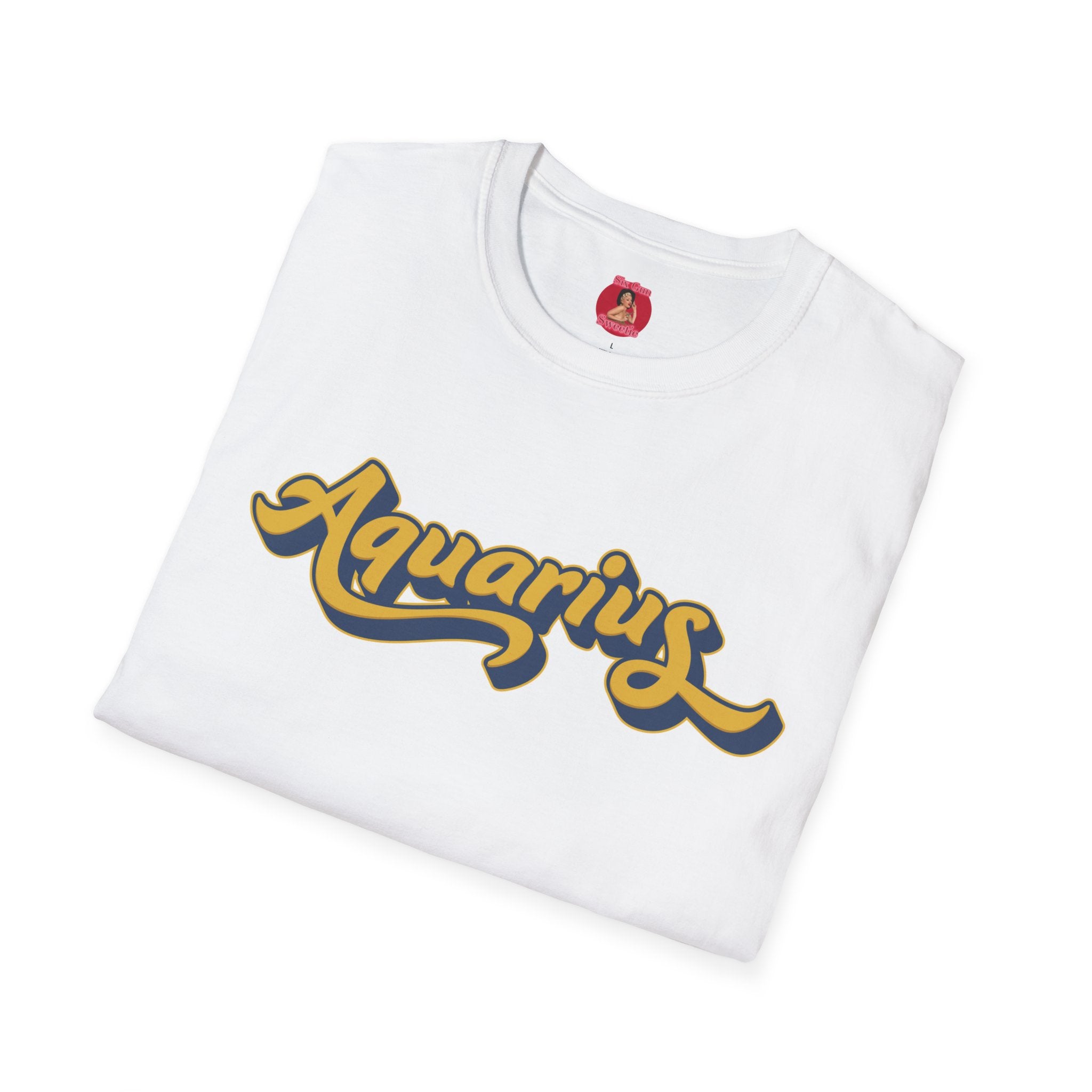 Aquarius zodiac crewneck unisex t-shirt