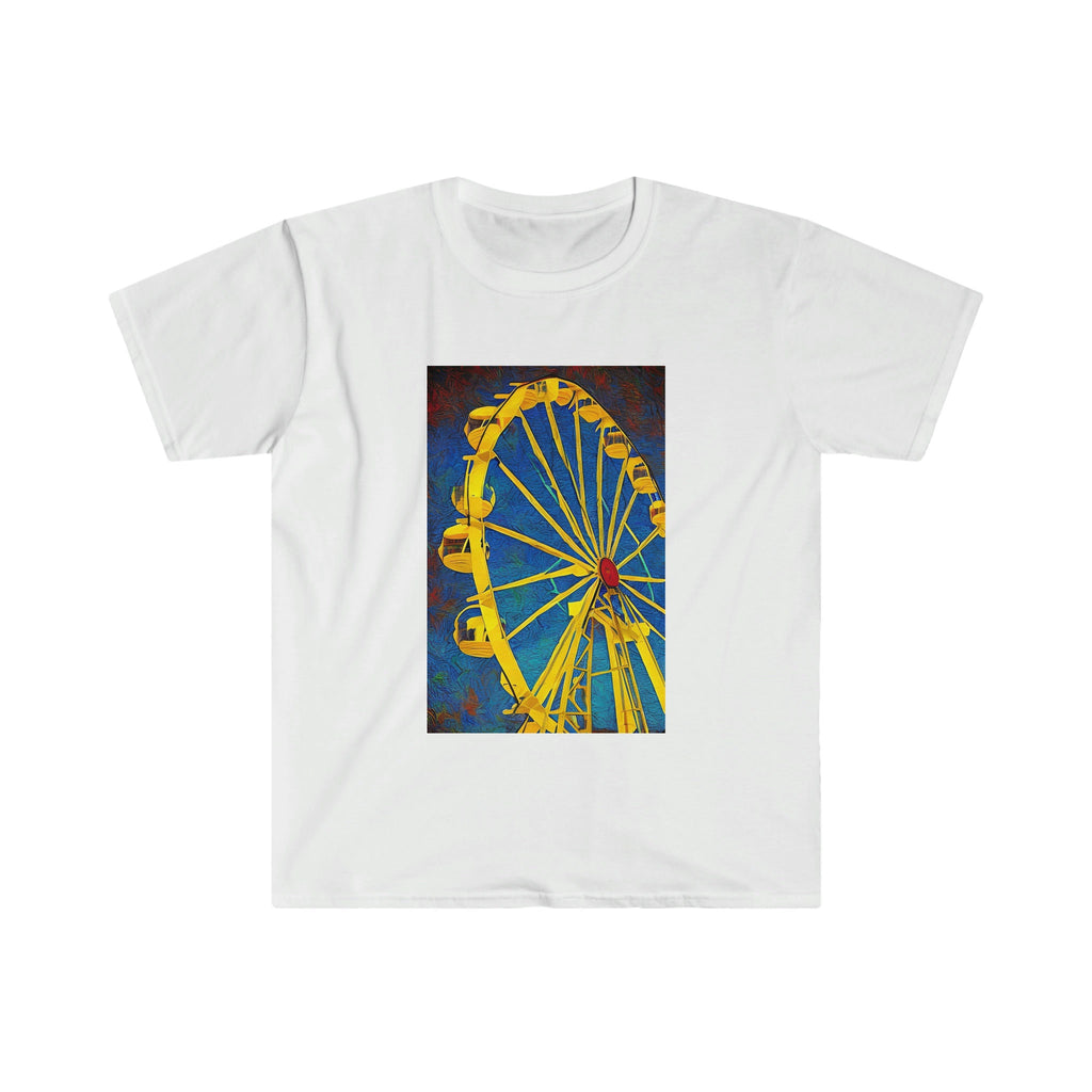 Ferris Wheel Tee, Carnival Shirt, Art Hipster Tee
