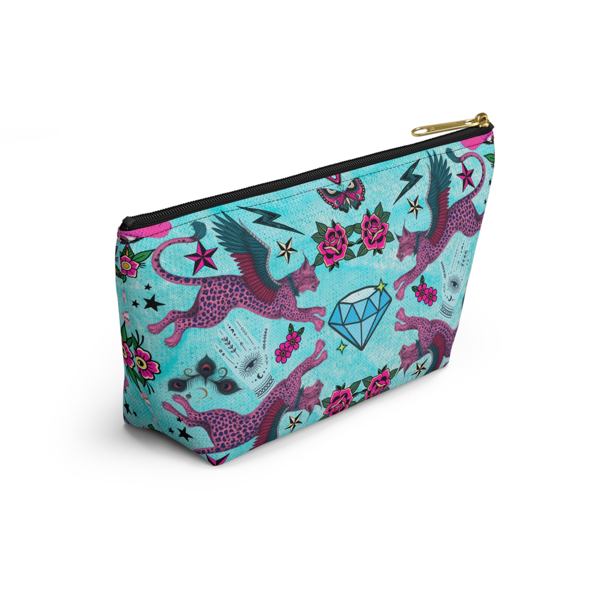 Mystic Retro Whimsy Maximalist Accessory Pouch