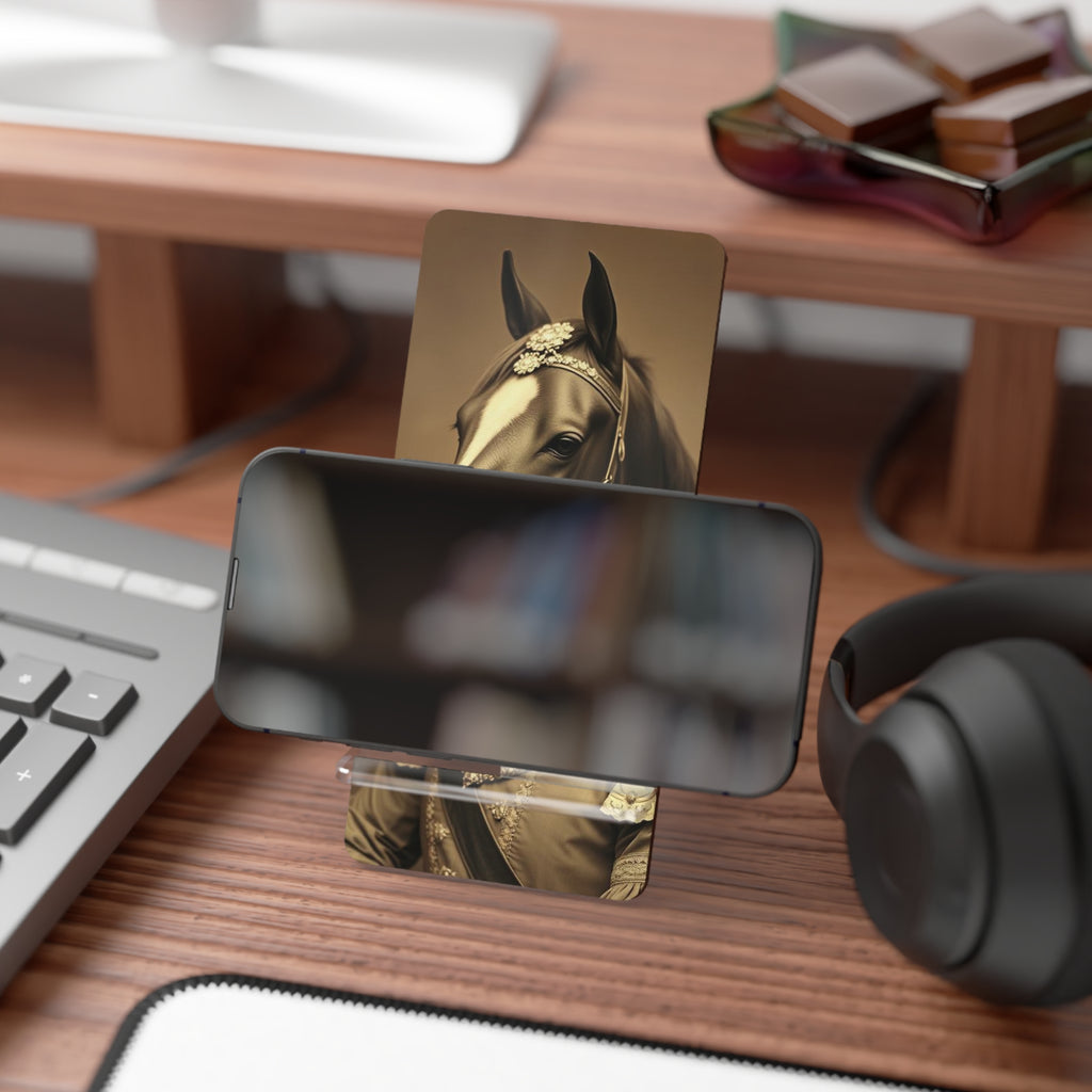 Phone Stand - Victorian Horse Portrait Spooky Decor Surreal