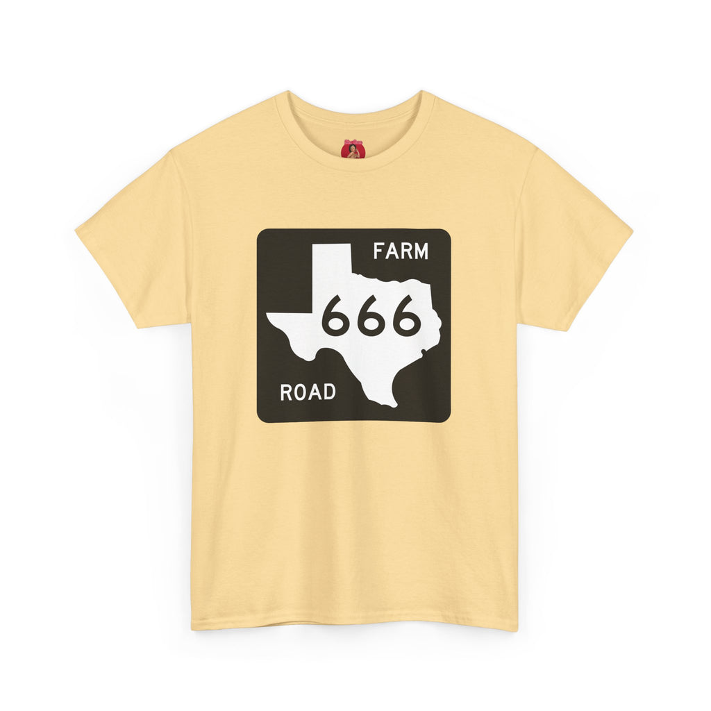 Texas Farm Road 666 Sign, Highway to Hell, Hail Satan Unisex T-shirt