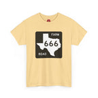 Texas Farm Road 666 Sign, Highway to Hell, Hail Satan Unisex T-shirt