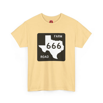 Texas Farm Road 666 Sign, Highway to Hell, Hail Satan Unisex T-shirt