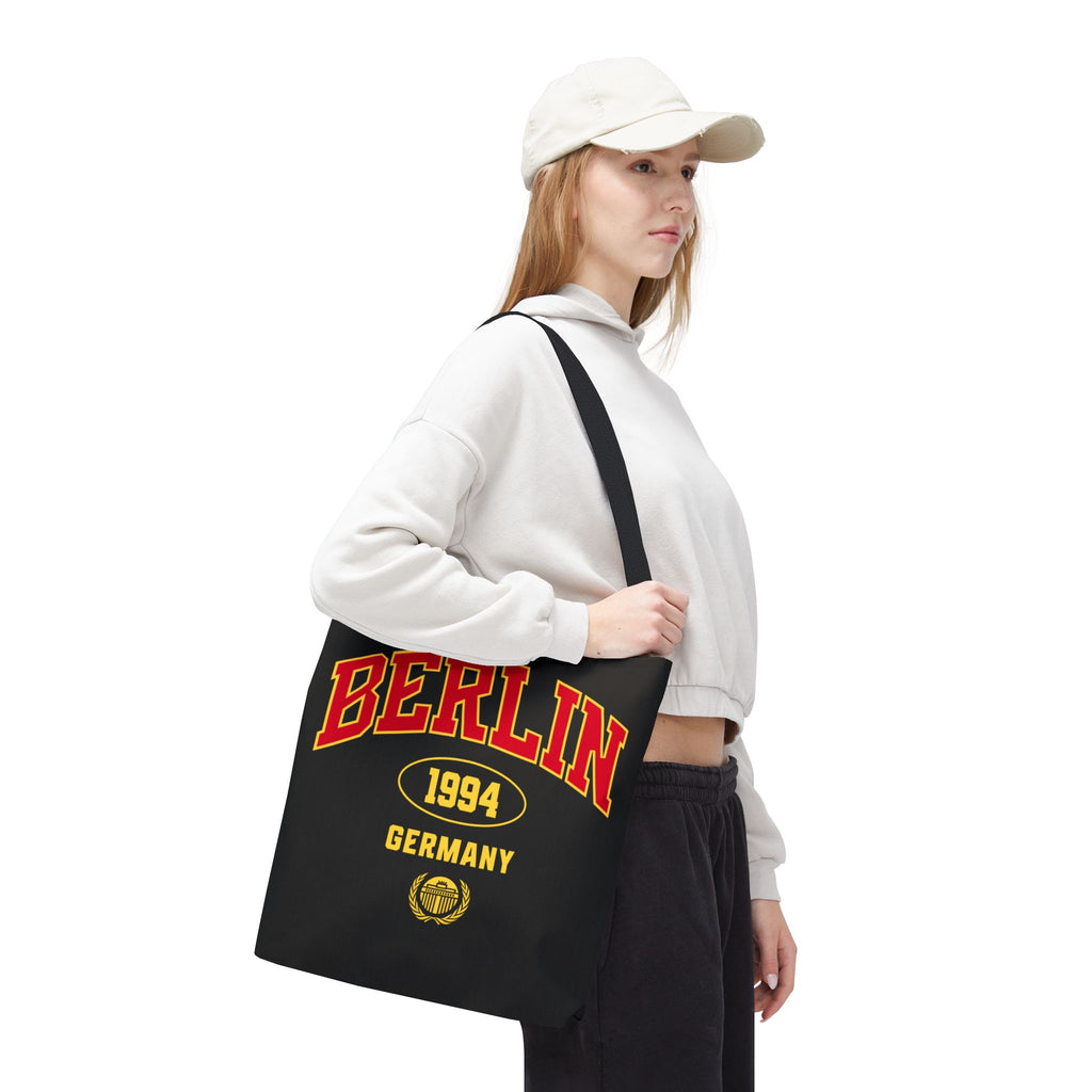 Berlin Germany 1994 Athletic Font Tote Bag | Vintage Sport Logo