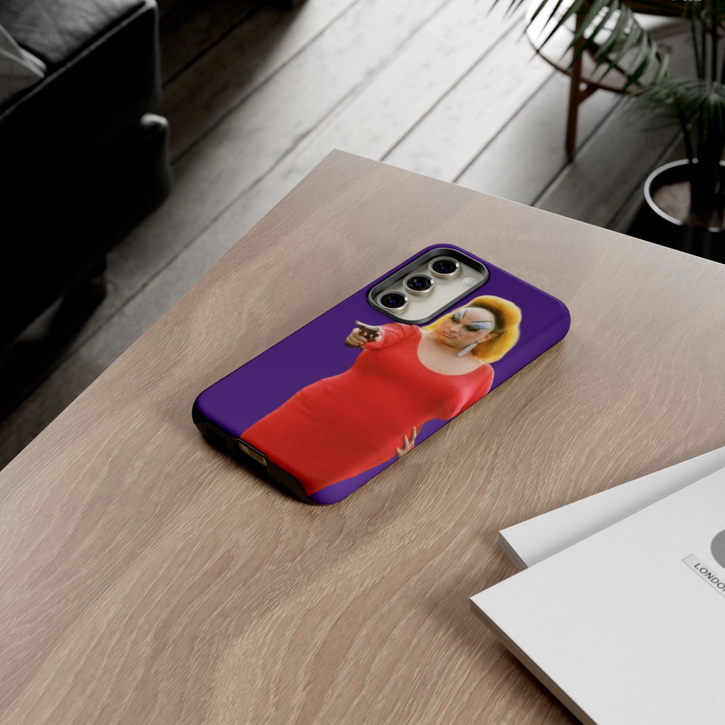 Divine Pink Flamingos John Waters Samsung Galaxy phone case