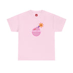 Pink Bomb Unisex Tee - Fragile Like a Bomb, Girl Power Design