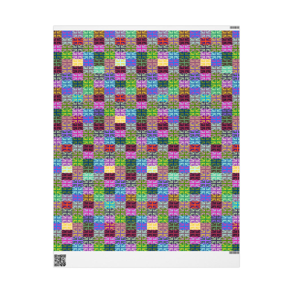 British Flags Pop Art Design Wrapping Paper