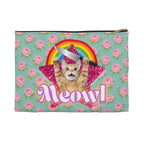 Accessory Pouch - English Roses with Psycho Kitty and Rainbow