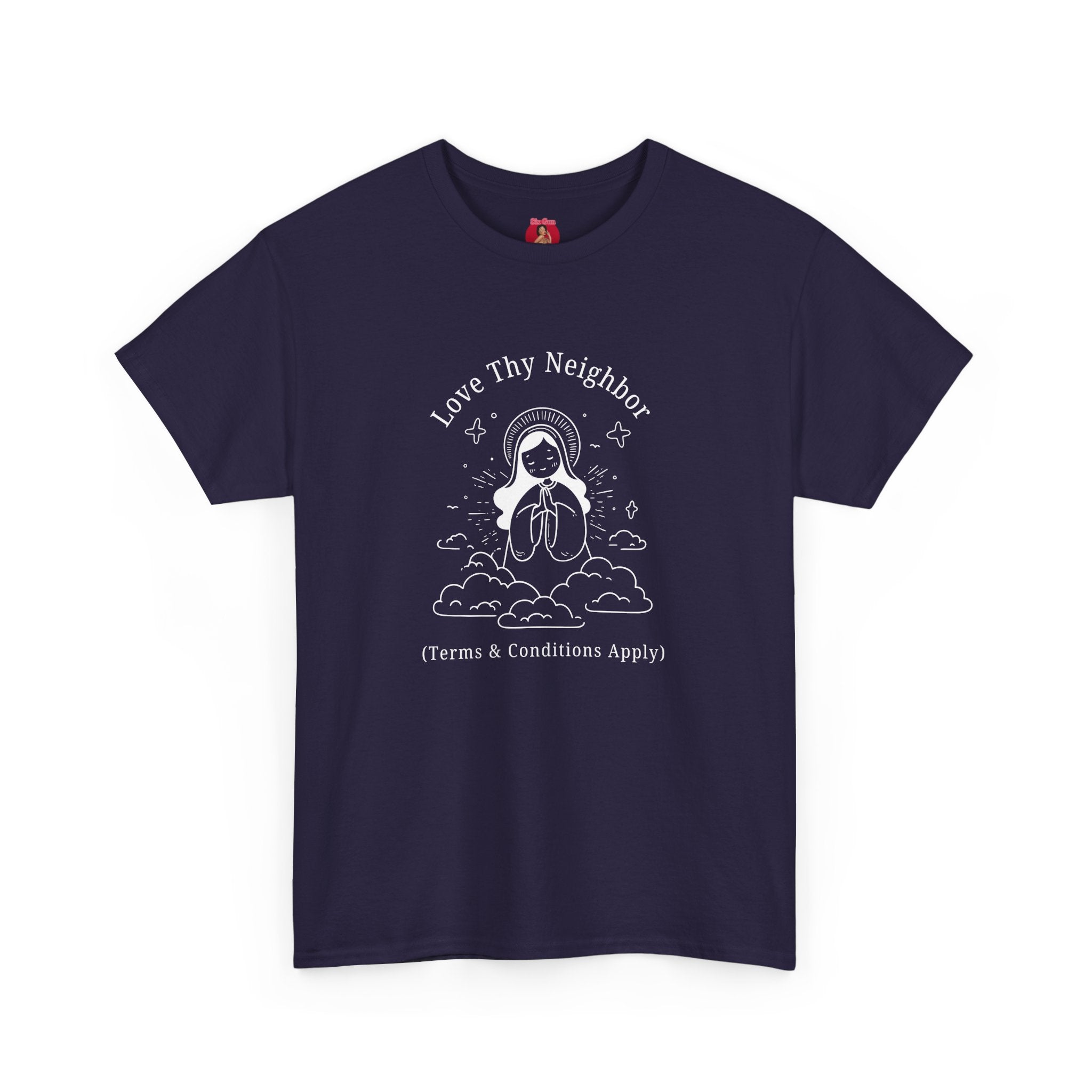 Funny Pro-Immigration Unisex Tee with 'Love Thy Neighbor' Design
