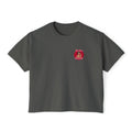 Year of the Fire Horse Boxy Tee — Retro Mythic Graphic Women's T-Shirt-Chinese New Year