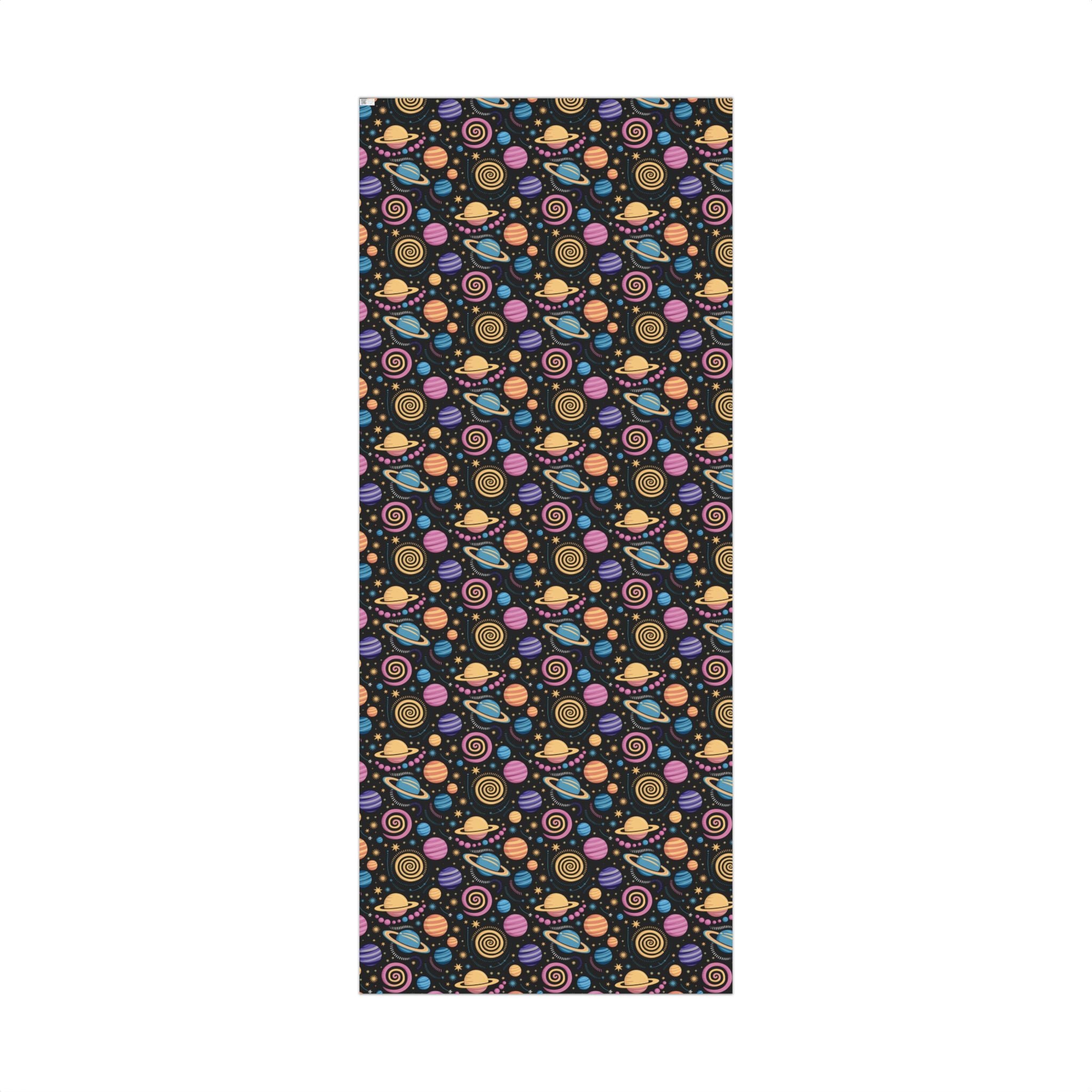 Space Planet Gift Wrap Paper — Colorful Solar System Wrapping Sheets for Kids’ Birthdays & Holidays