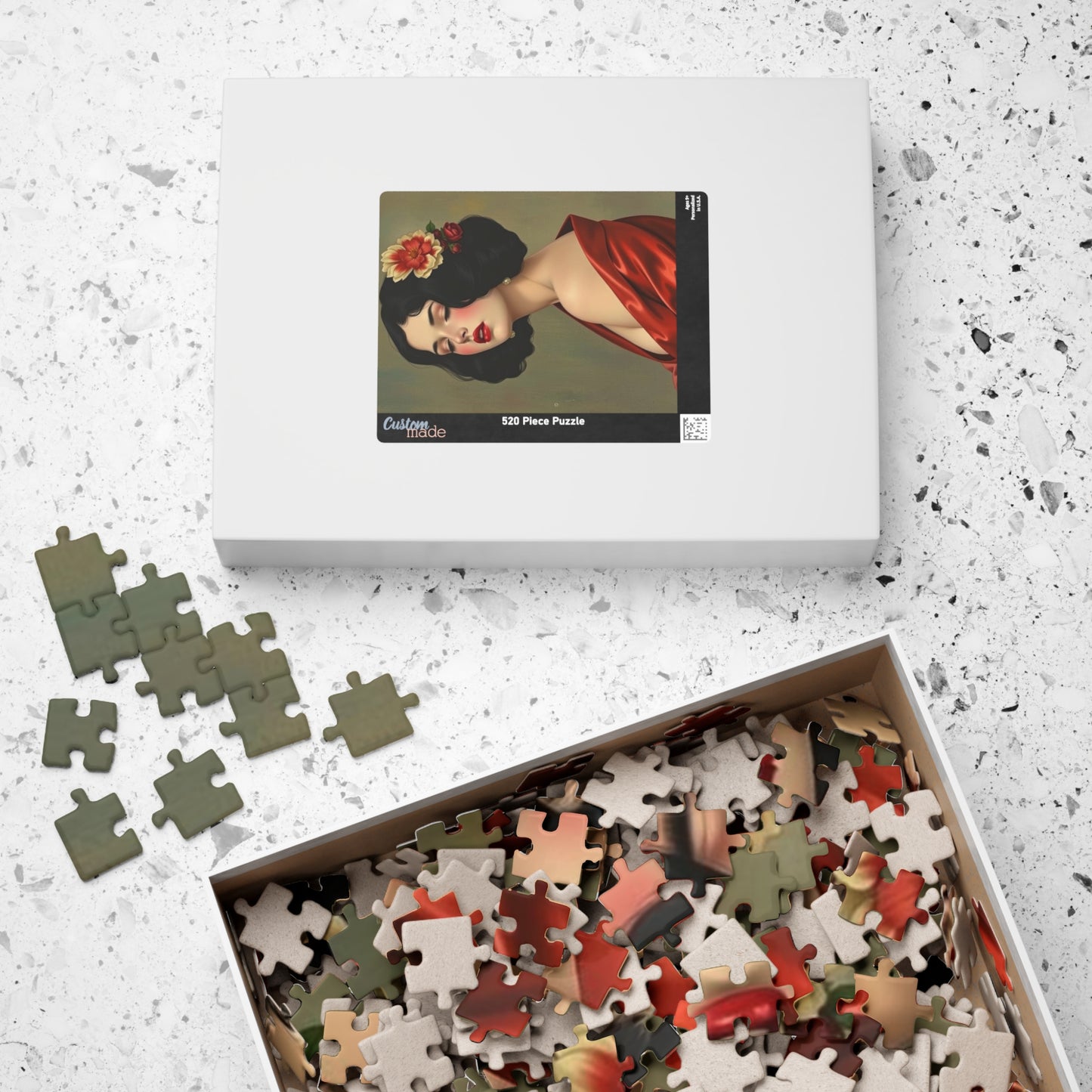 Puzzle - Art Nouveau Portrait 520 Pieces