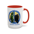Portland-Themed Accent Coffee Mug | Fun Antifa Forever Design, Unique Gift, Coffee Lovers, Home Decor, Political Memes