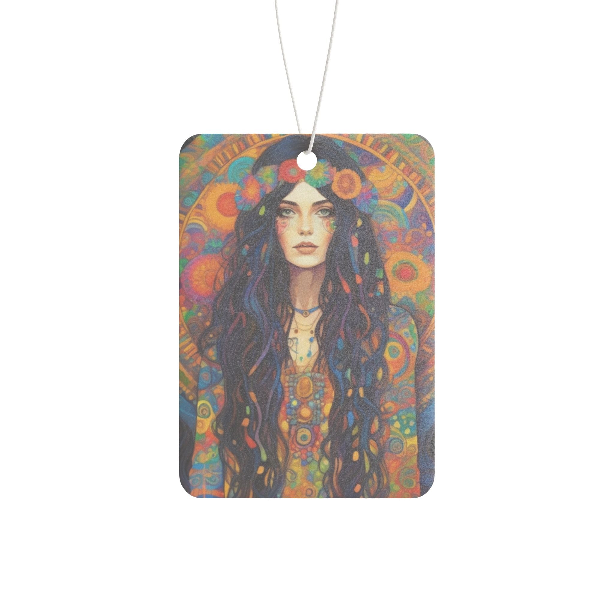 Bohemian Car Air Freshener, Aromatic Car Decor, Vintage Design Freshener, Unique Gift for Travelers, Hippie Car Accessory, Home Fragrance