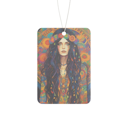 Bohemian Car Air Freshener, Aromatic Car Decor, Vintage Design Freshener, Unique Gift for Travelers, Hippie Car Accessory, Home Fragrance