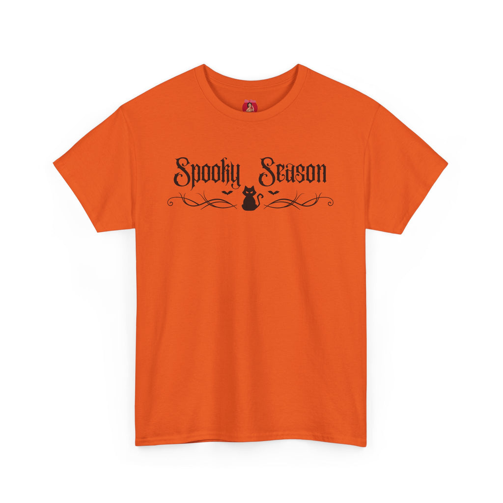 T-Shirt Spooky Season Black Kitty Tribal Unisex Tee