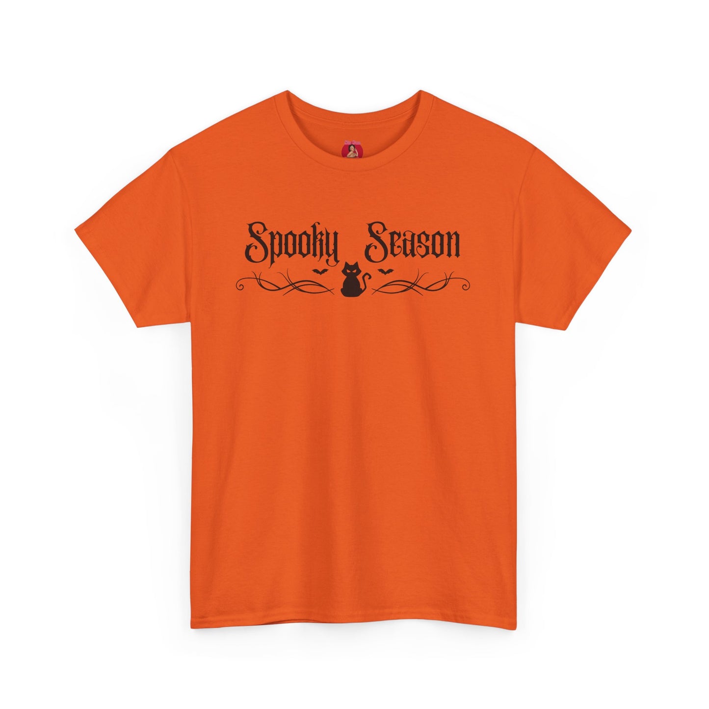 T-Shirt Spooky Season Black Kitty Tribal Unisex Tee
