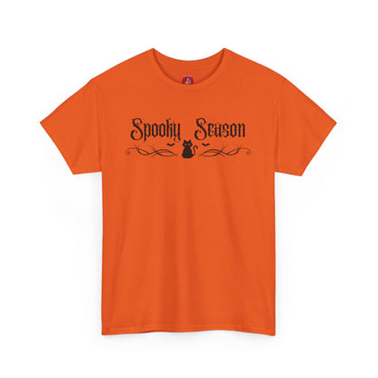 T-Shirt Spooky Season Black Kitty Tribal Unisex Tee