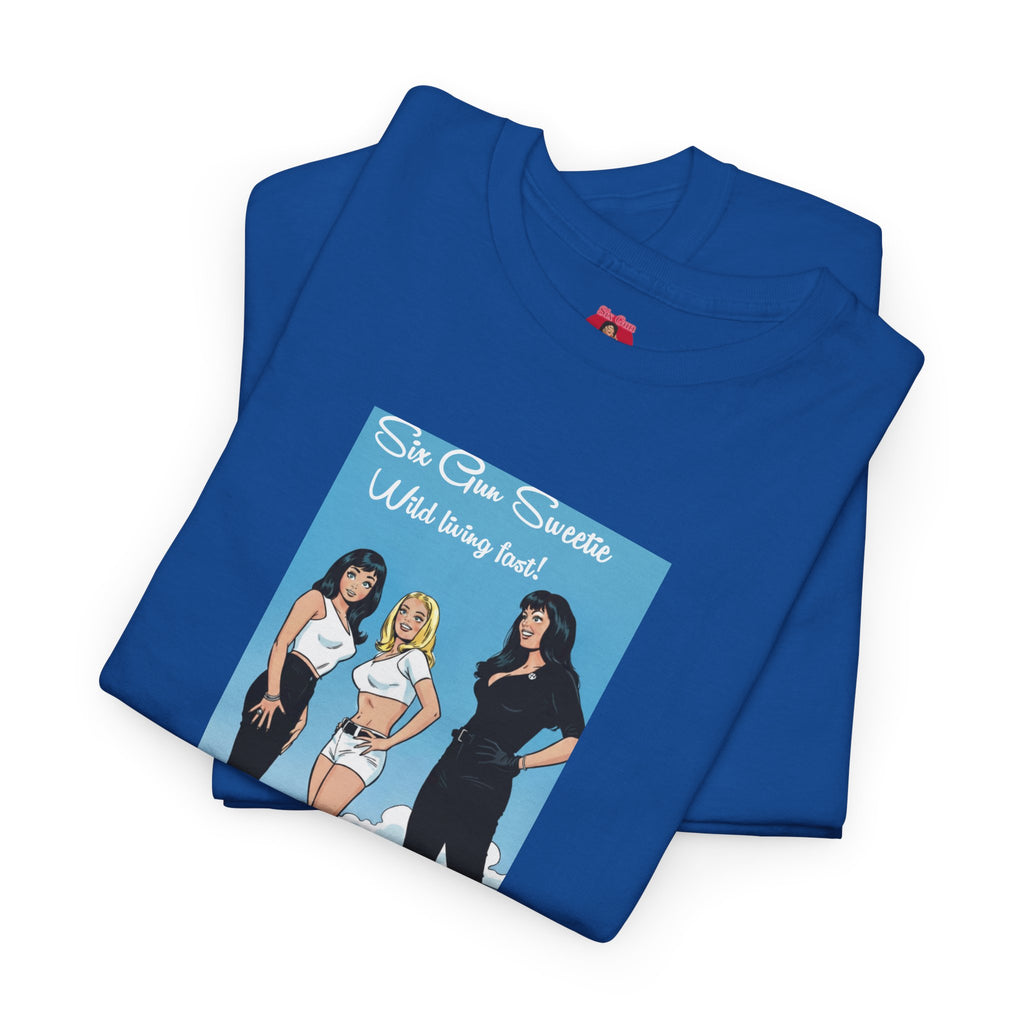 Wild Living Fast vintage pinup tee | Faster Pussycat Kill Kill inspired