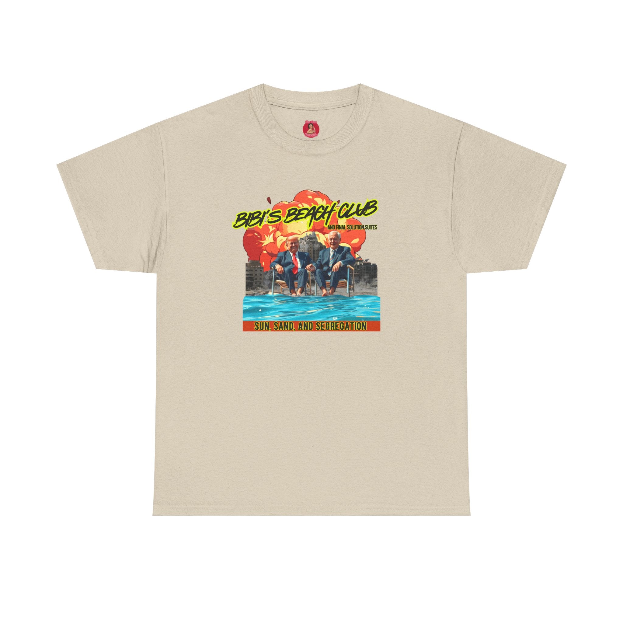 Graphic Tee Bibi's Beach Club Satirical Shirt