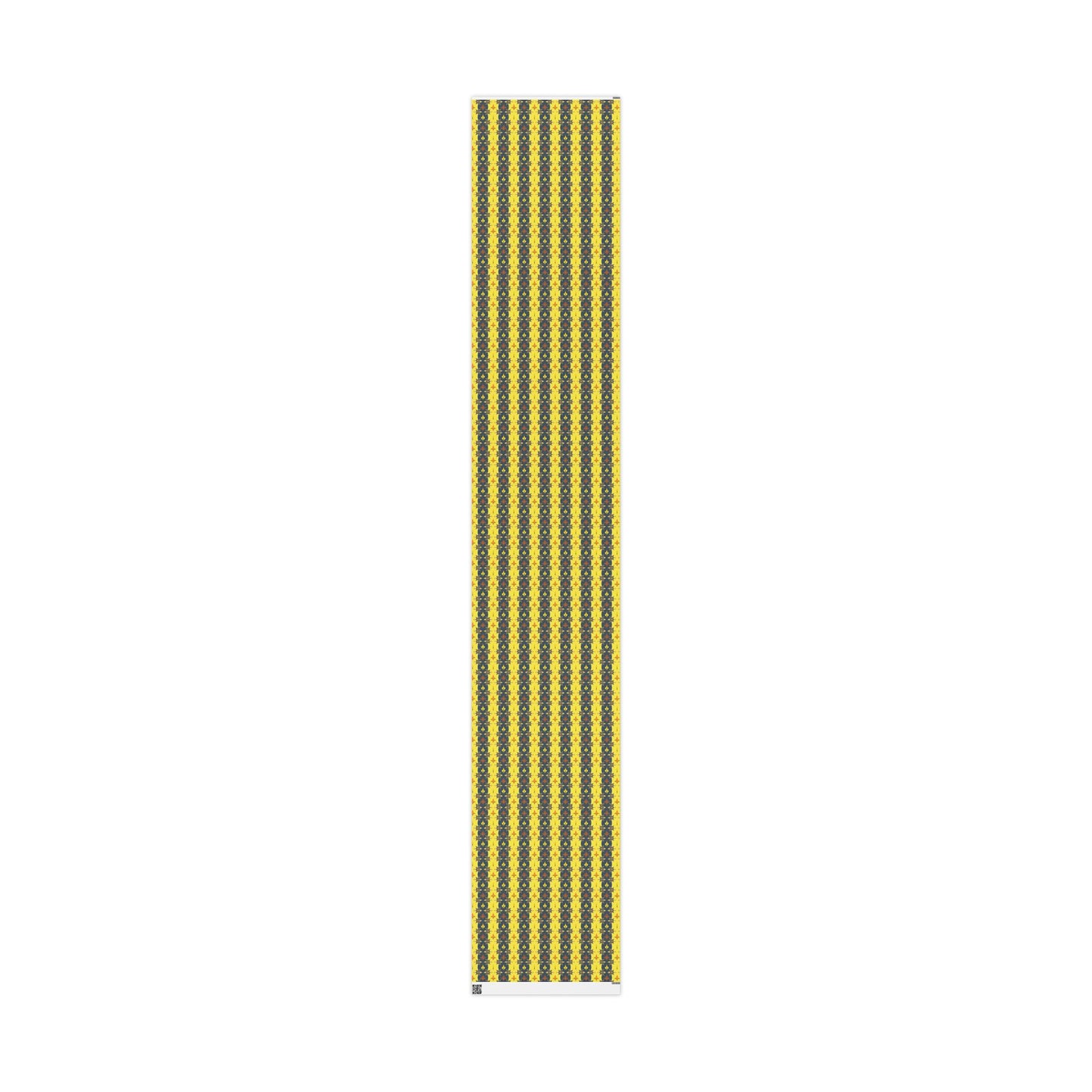 Wrapping Papers - Mid Century Modern Yellow and Black Striped Design
