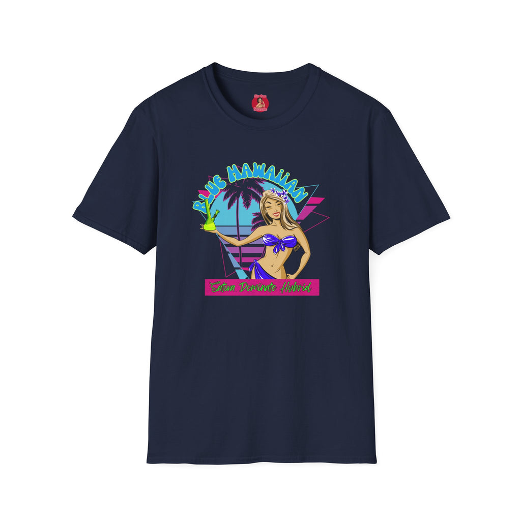 Blue Hawaiian Cannabis Unisex 420 T-Shirt