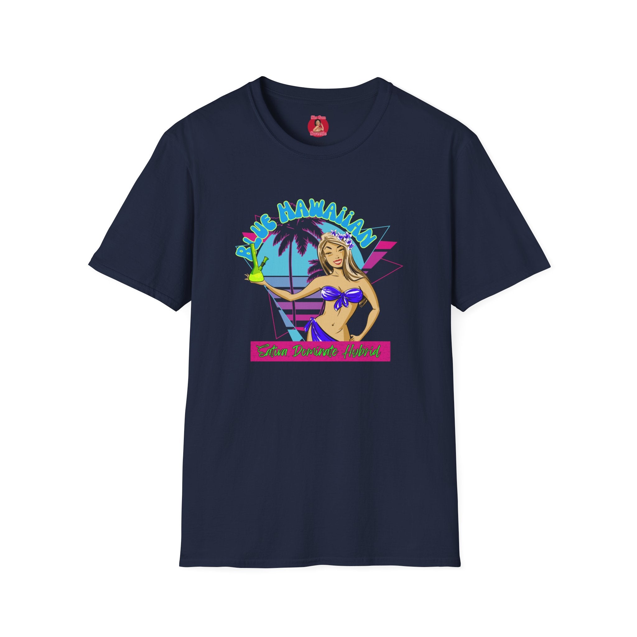 Blue Hawaiian Cannabis Unisex 420 T-Shirt