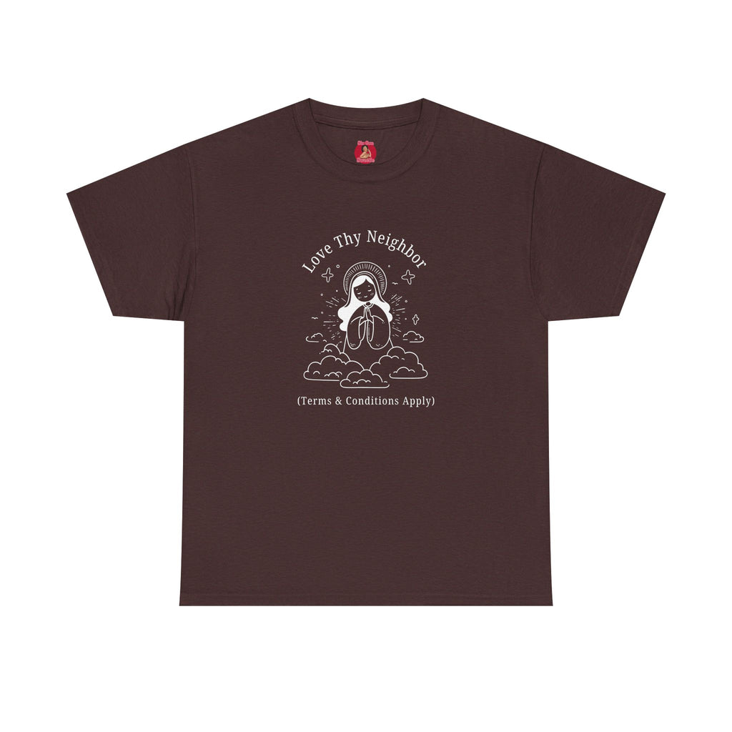 Funny Pro-Immigration Unisex Tee with 'Love Thy Neighbor' Design