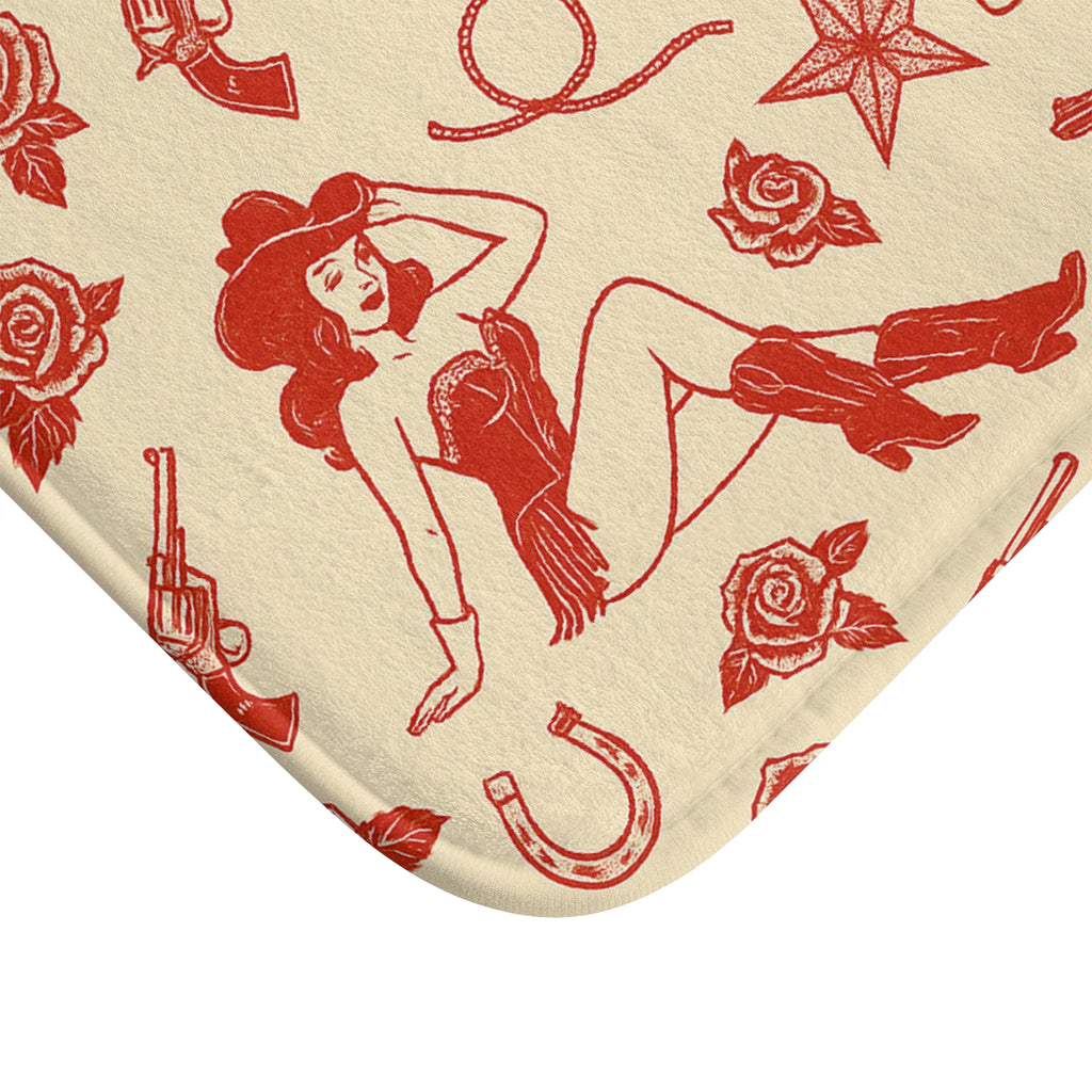 Cowgirl Bath Mat