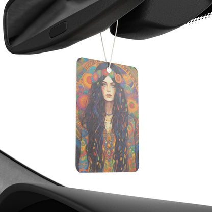 Bohemian Car Air Freshener, Aromatic Car Decor, Vintage Design Freshener, Unique Gift for Travelers, Hippie Car Accessory, Home Fragrance