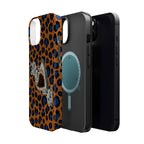 Shark Bite Leopard Print Phone Case — Magnetic Impact-Resistant