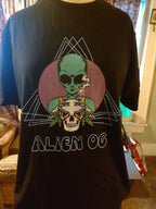 Alien Og marijuana strain t-shirt stoner 420 graphic tshirt cannabis lover reefer graphic t shirt gift trippy hippie vibes shirt