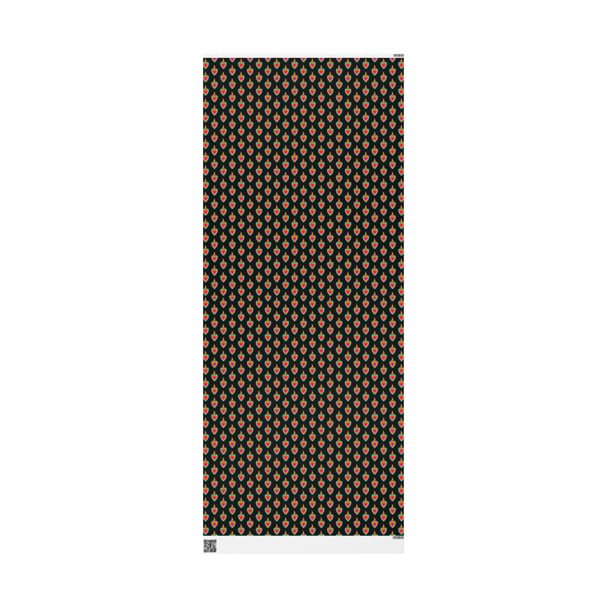 Sacred Heart Design wrapping paper