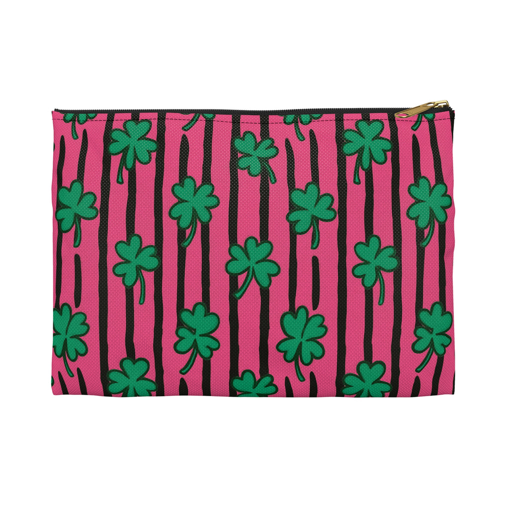 Clover Stripe Accessory Pouch