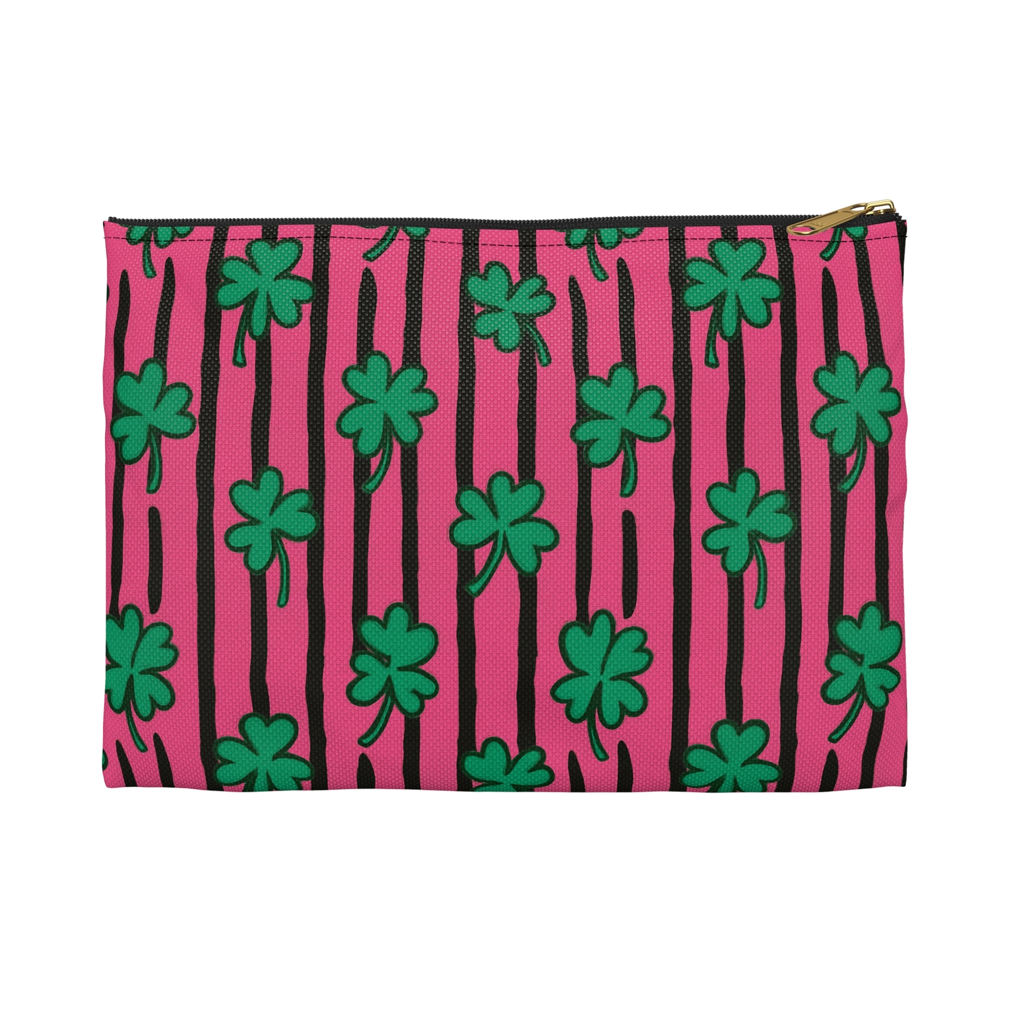 Clover Stripe Accessory Pouch