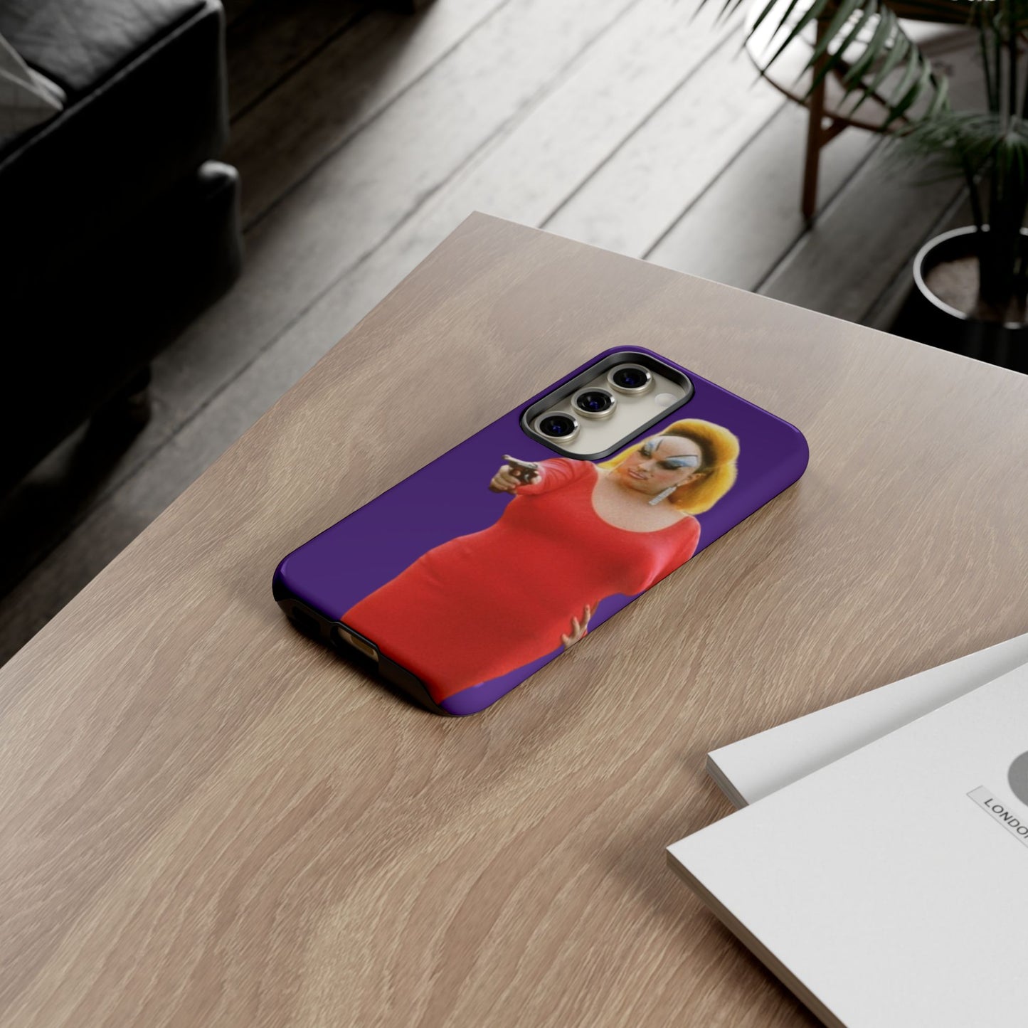 Divine Pink Flamingos John Waters Samsung Galaxy phone case
