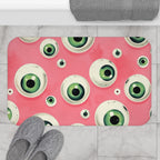 Eyeball Bath Mat - Quirky Pink Design