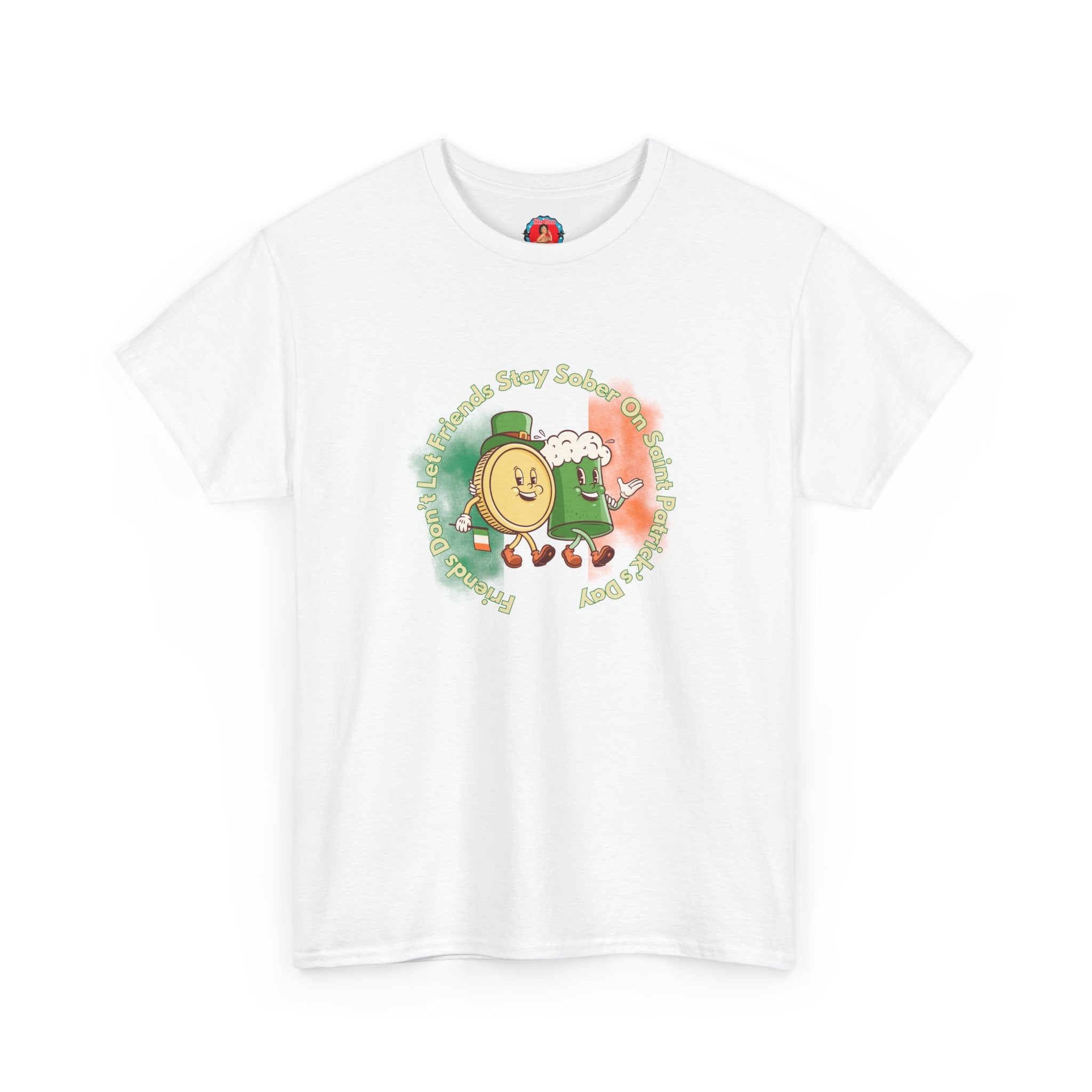 Friends Don't Let Friends Say Sober T-Shirt | St. Patrick's Day Shamrock Tee
