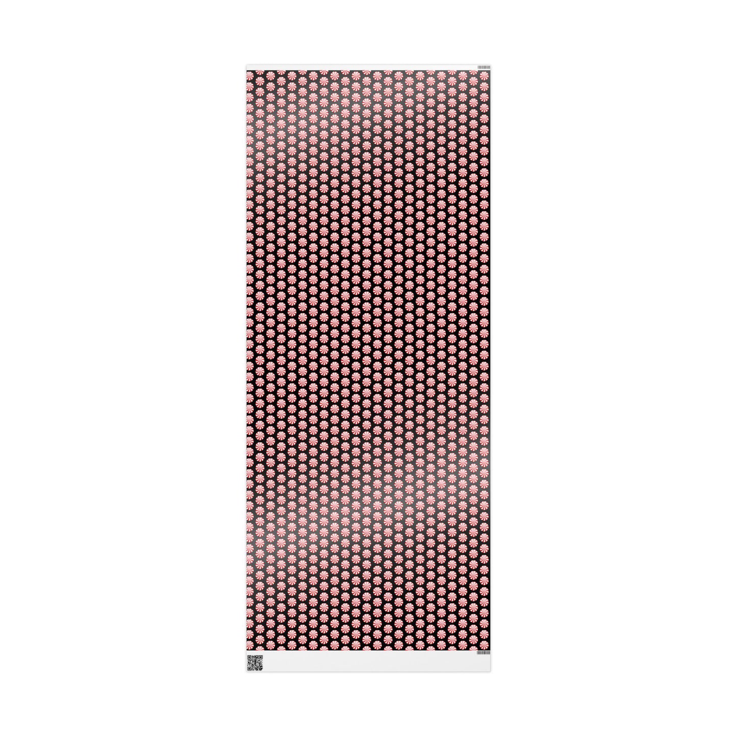 Gift Wrap - Peppermint Goth Christmas Pattern