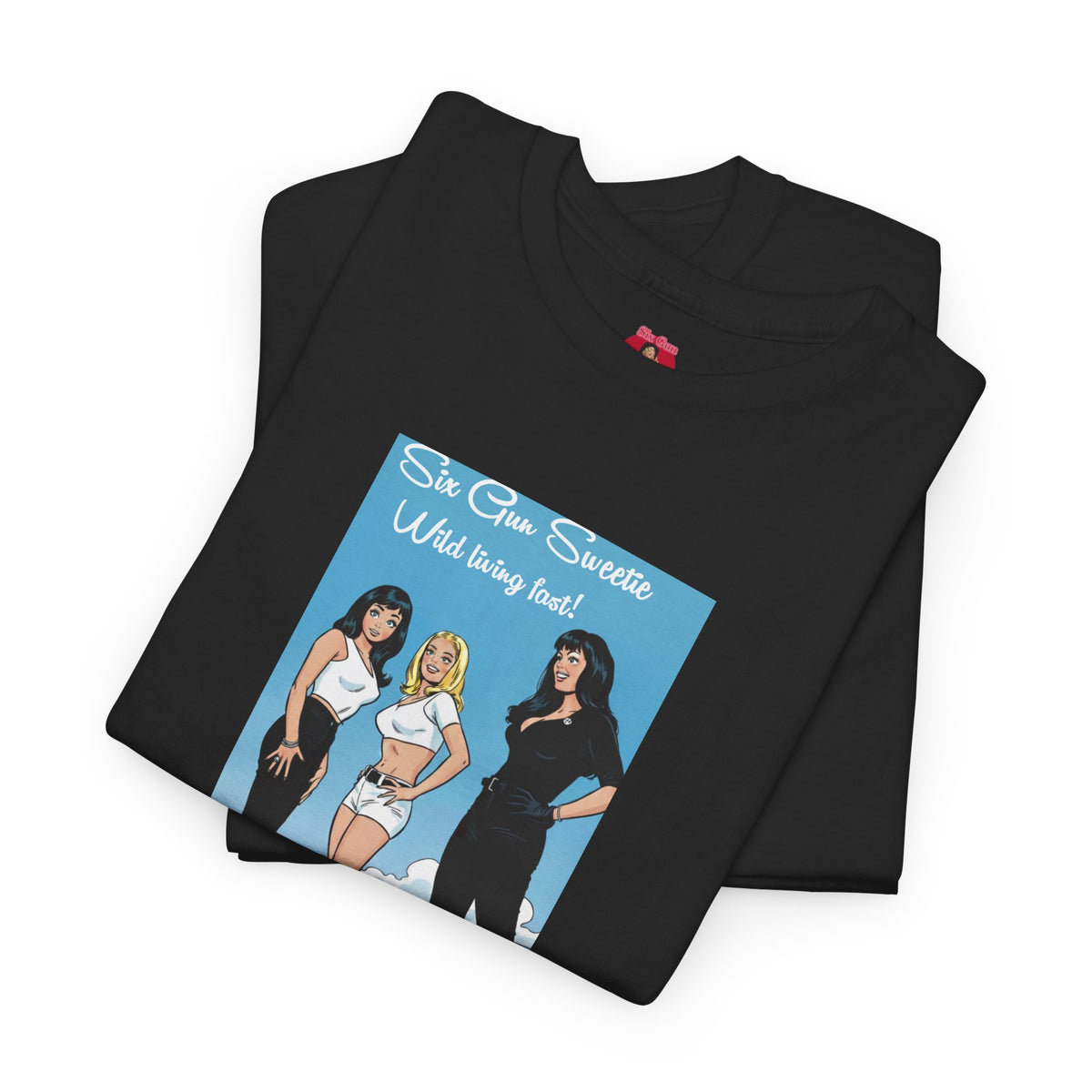 Wild Living Fast vintage pinup tee | Faster Pussycat Kill Kill inspired