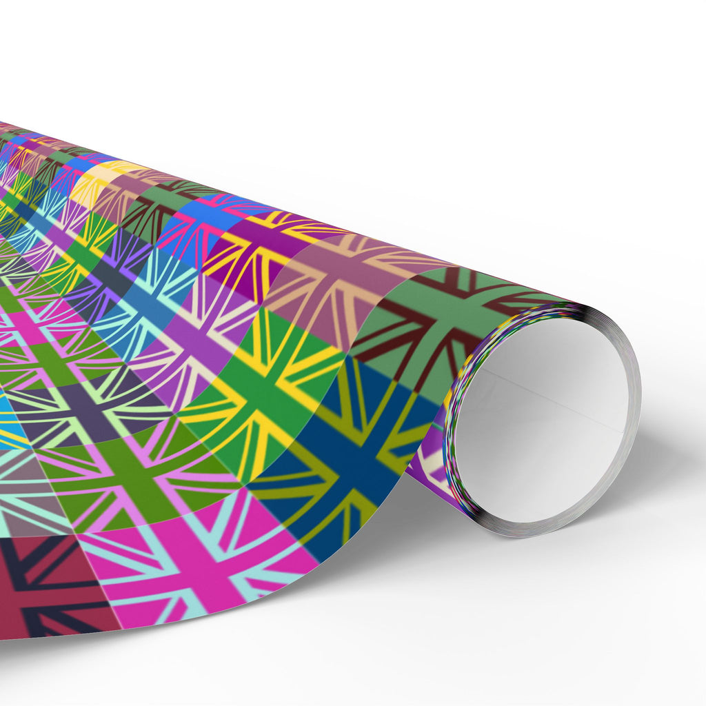 British Flags Pop Art Design Wrapping Paper