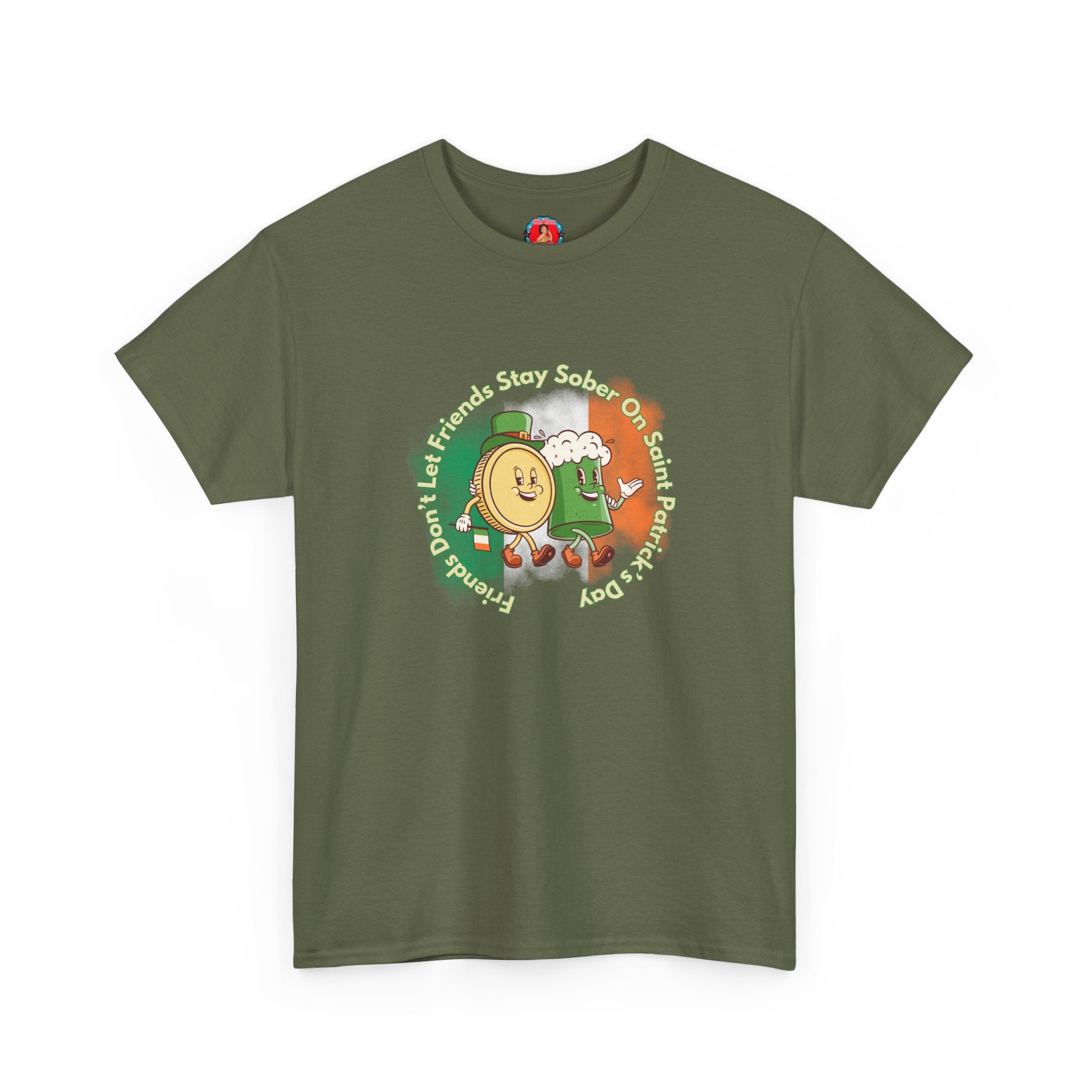 Friends Don't Let Friends Say Sober T-Shirt | St. Patrick's Day Shamrock Tee