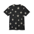 Silver Stars Unisex Tee, Cosmic Graphic Shirt, Starry Night Apparel, Fashionable T-Shirt, Unique Gift for Stargazers