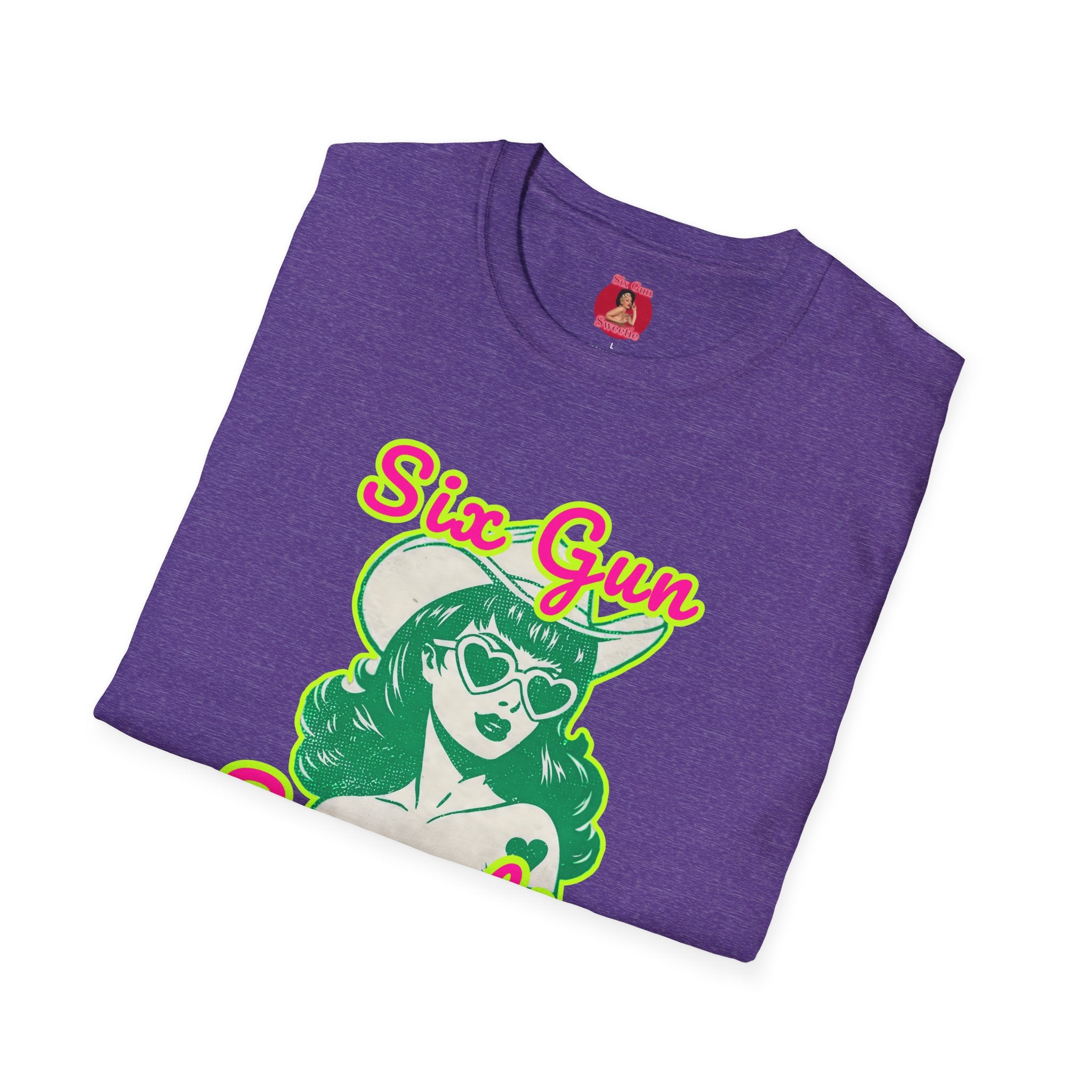 Six Gun Sweetie Retro Cowgirl T-Shirt