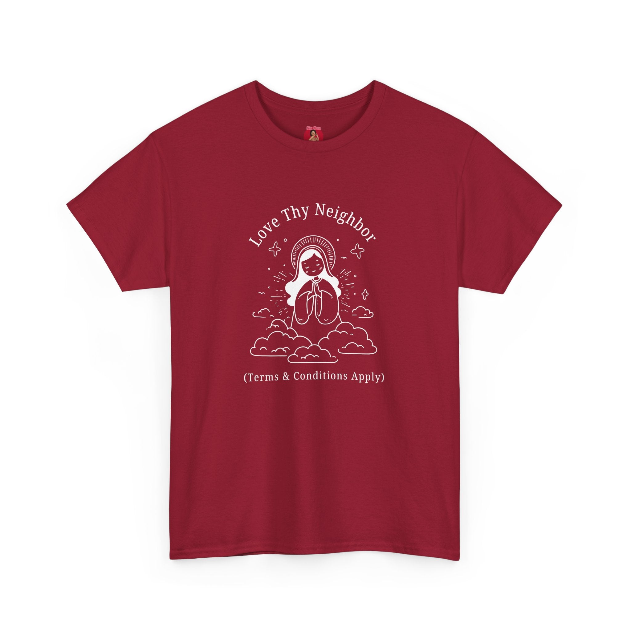 Funny Pro-Immigration Unisex Tee with 'Love Thy Neighbor' Design