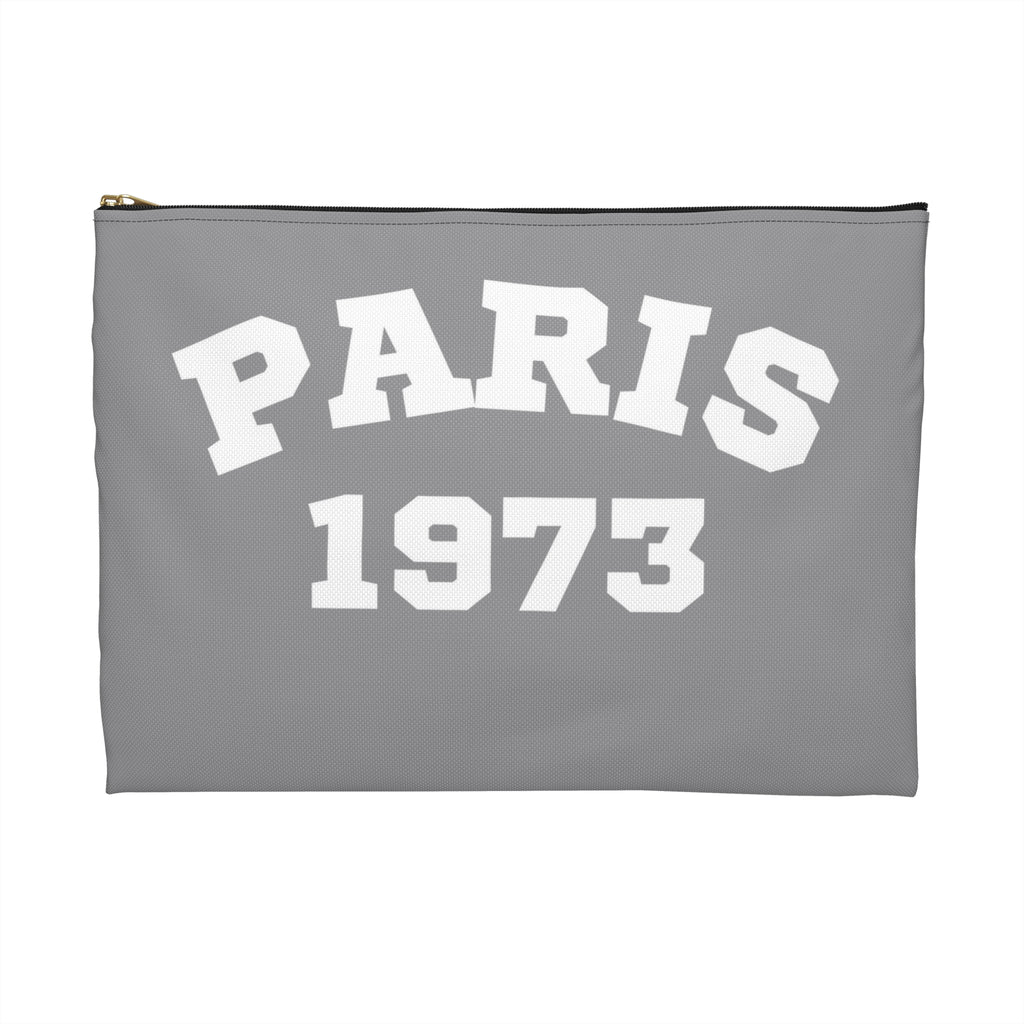 Accessory Pouch - Gothic Paris 1973 Horrorcore Skeleton and Flowers Feminine Surreal Design