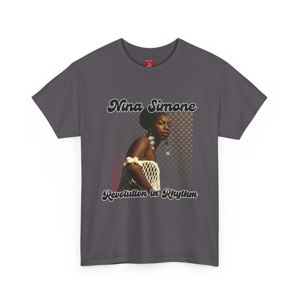 Vintage Nina Simone Revolution in Rhythm Unisex Tee, Black History Month Shirt, Powerful Black Women, Black Excellence, Music Lover Gift