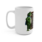 Mug 15oz Portland Peace Frog Anti Fascist Democracy Immigrant Communities